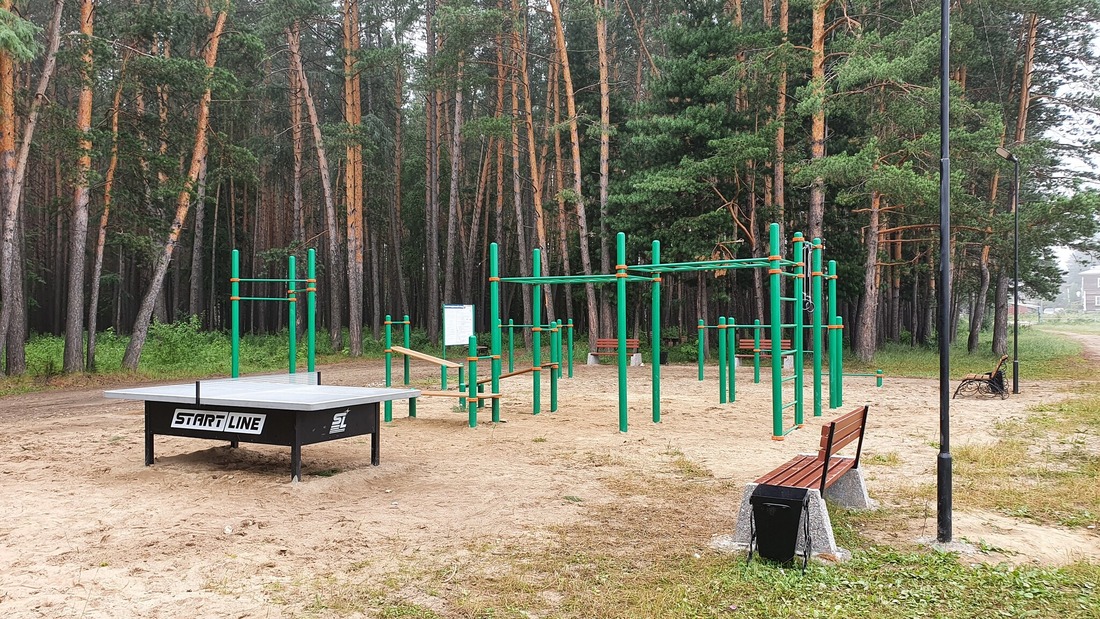 Новая спортивная площадка в поселке Пеледуй Ленского района Республики Саха (Якутия)