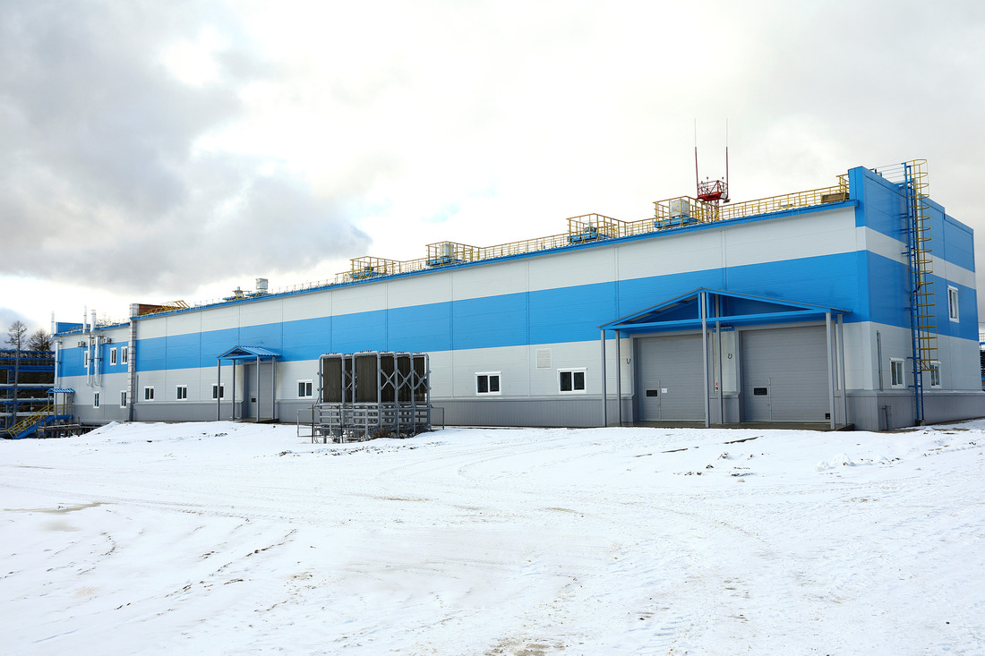 Новое административное здание производственных служб на опорной базе Чаяндинского НГКМ