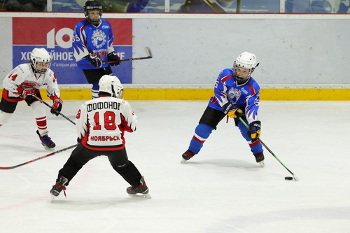 В детской спортивной хоккейной секции «Ямальские стерхи» проходят подготовку более 110 юных спортсменов