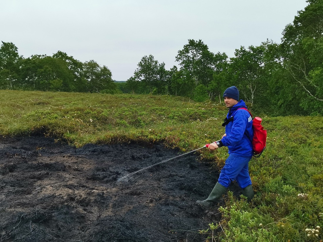 Возгорания располагались на расстоянии 5-6 км от Нижнеквакчикского газоконденсатного месторождения