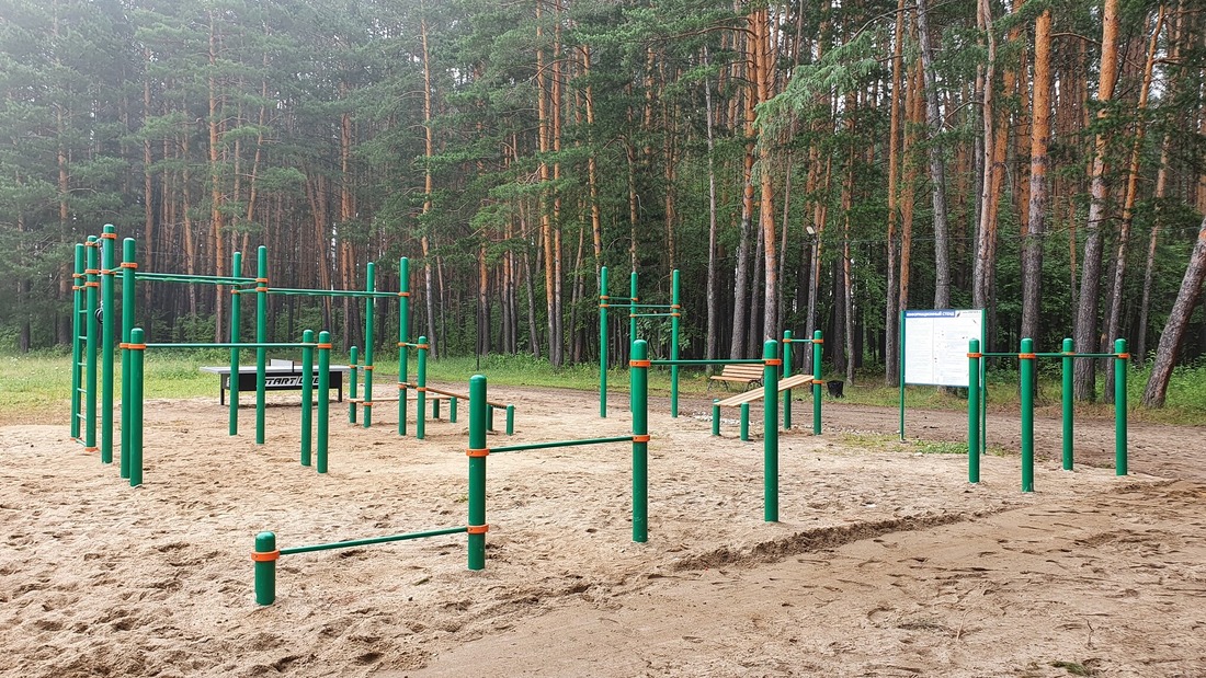 Новая площадка для воркаута в поселке Пеледуй Ленского района Республики Саха (Якутия)