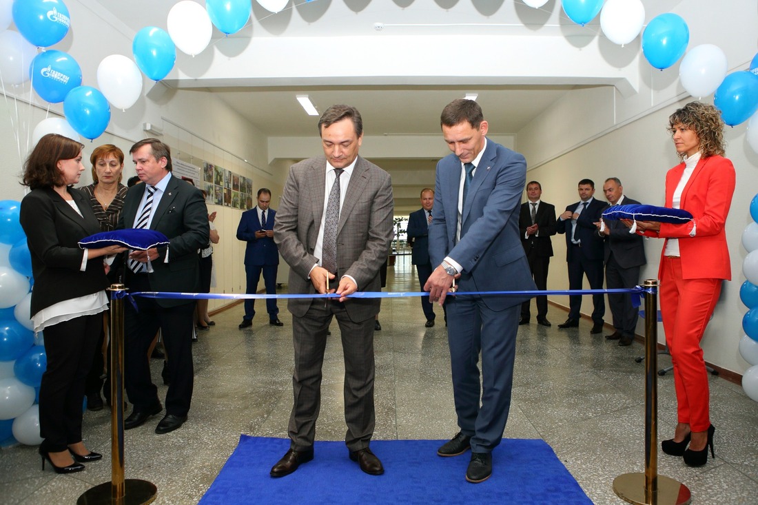 На открытии класса (слева направо): Игорь Крутиков и Сергей Бурдыгин