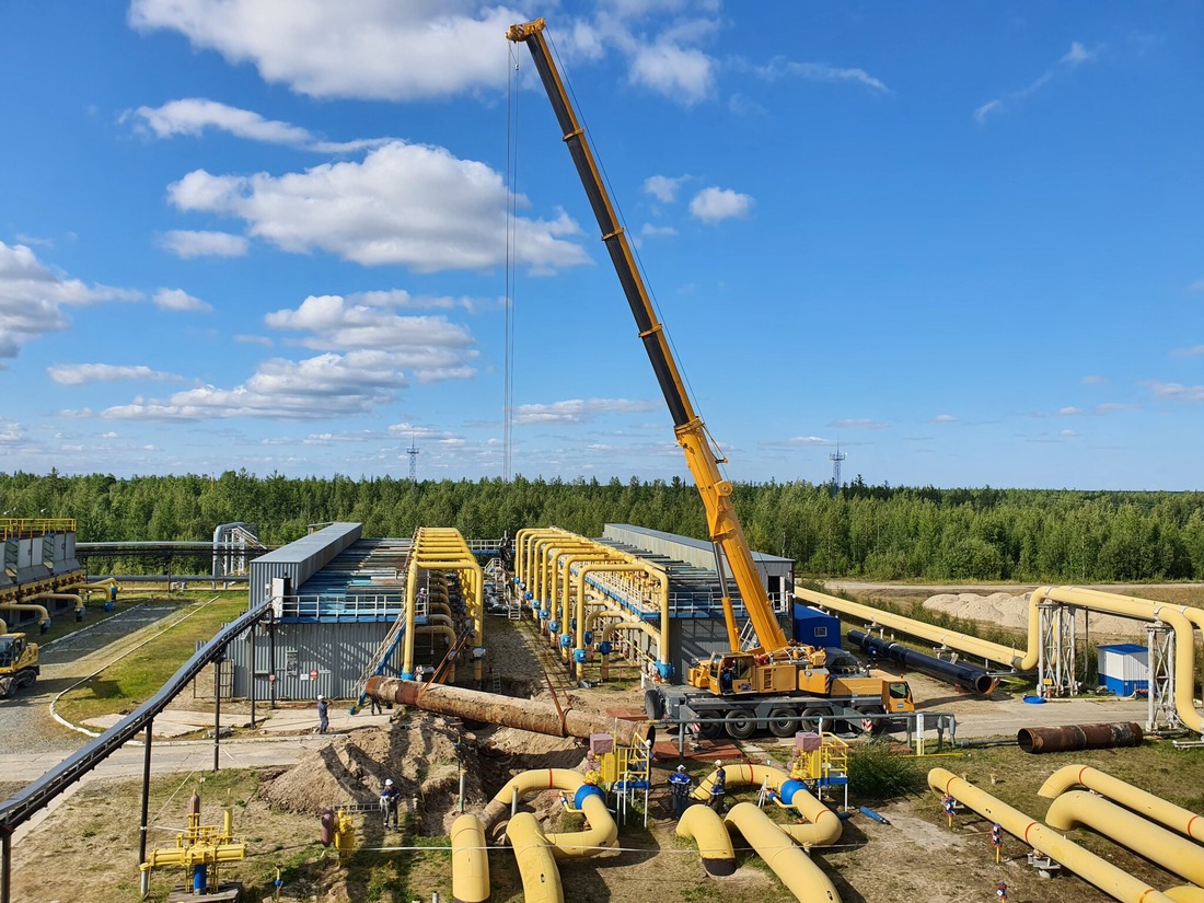 Устранены более девяноста дефектов трубопроводов наружной газовой обвязки