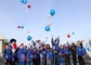 В аэропорту Ноябрьска — по прилете домой "Стершата" запустили в небо воздушные шары