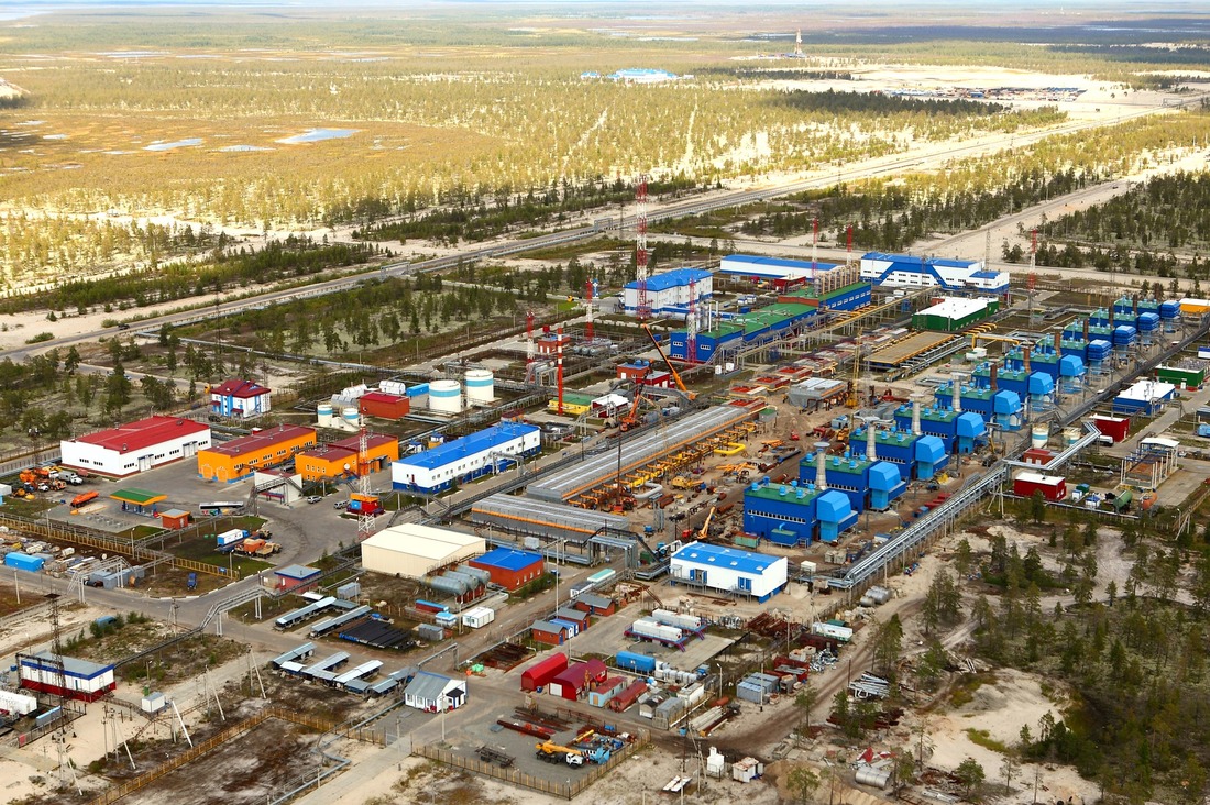 Производственные мощности Вынгаяхинского газового промысла
