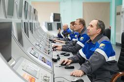 Щит управления процессом добычи на Западно-Таркосалинском газовом промысле ООО «Газпром добыча Ноябрьск»
